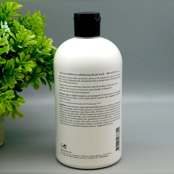 Philosophy The Microdelivery Exfoliating Facial Wash 16 oz New SEALED - Picture 3 of 3
